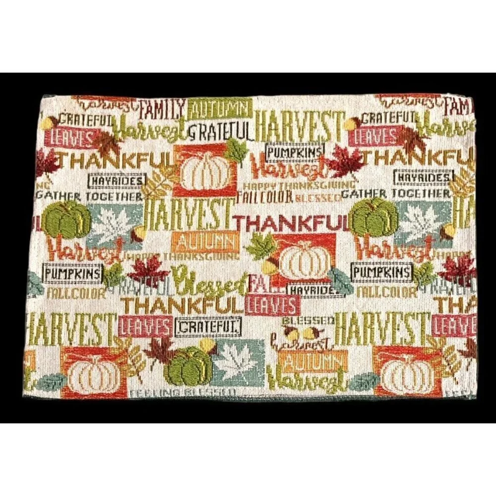 Unbranded tapestry placemats